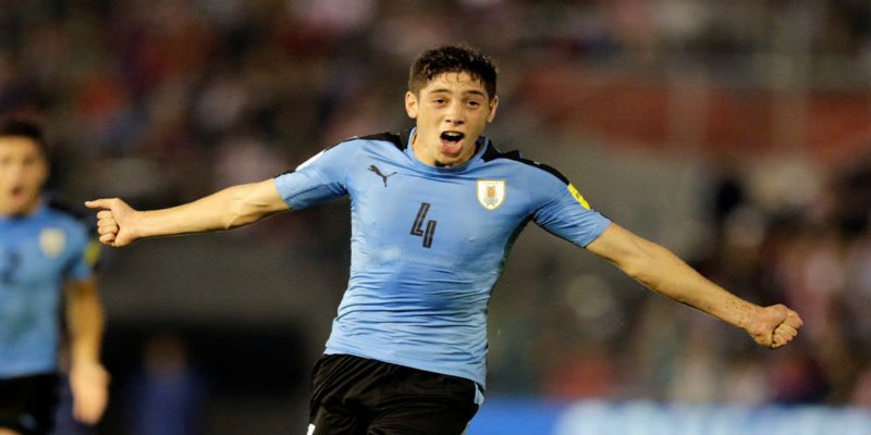 Federico Valverde đã sớm nổi danh tại các cấp độ trẻ của ĐT Uruguay